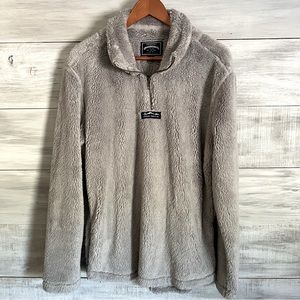 Lauren James Co. Linden Gray Sherpa Pullover